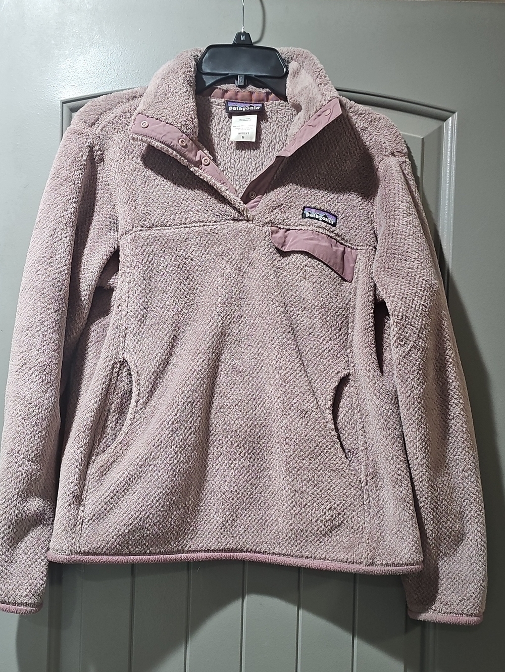 Patagonia Kids Pullover Fleece Jacket - Dusty Rose (WA)